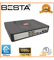 MCG  4 Kanal 1080N Tek Sesli Hibrit DVR Kayıt Cihazı KD-204