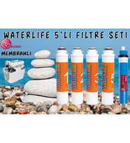 Waterlife Filtre 5 'li Lg Mebran Set Waterlife Su Arıtma Filtre *