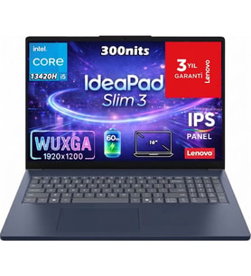 LenovoIdeapad Slim 3 16IRH10 I5-13420H 20-Gbddr5 1 Tbssd 16" Wuxga (1920X1200) IPS Panel Windows 11 Pro 83K20009TRAT39