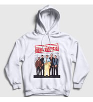 Presmono Unisex Beyaz Cover Film The Usual Suspects Kapüşonlu Sweatshirt 255102tt