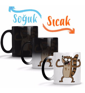 Regular Show Rigby Sihirli Kupa Bardak Porselen