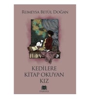 Kedilere Kitap Okuyan Kız