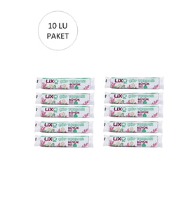 Büyük Boy Çöp Torbası 65 x 80 cm 10 Lu Rulo x 10 Paket = 100 Adet (Mavi)