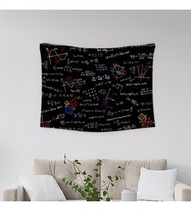 dukkandesign Geometrik Desenli Duvar Örtüsü