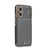 Xiaomi Poco M5 Kılıf Liva Lens Silikon - Siyah