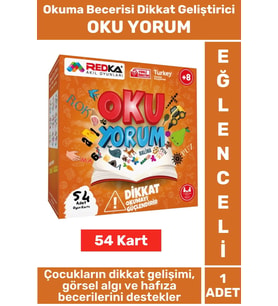 Premium Eğitici Dikkat Hafıza Okuma Becerisi Görsel Algı Geliştirici Eğlenceli Çocuk Oyun OKU YORUM