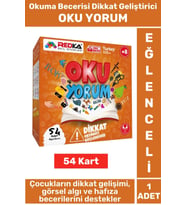 Premium Eğitici Dikkat Hafıza Okuma Becerisi Görsel Algı Geliştirici Eğlenceli Çocuk Oyun OKU YORUM
