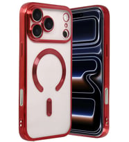 iPhone 17 Pro Max Kross Magneticsafe Kapak - Kırmızı