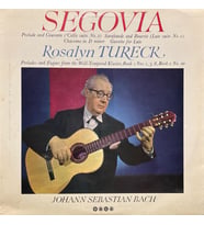 Segovia Rosalyn Tureck Play Bach Classic LP Plak (Karışık)