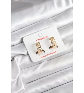 14K Gold Renk Kaplama Samanyolu Model CM Kadın Küpe - TJ-BKP11406