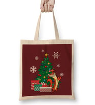 I Am Weasel Around The Christmas Tree Bez Çanta Uzun Saplı