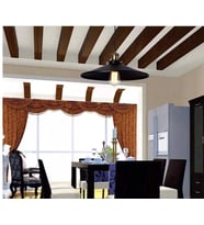 RİOLİGHT RETRO TEKLİ METAL SARKIT AVİZE ÇAP: 40CM (Siyah)