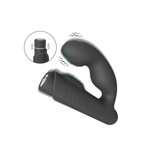 Gladiator Şarjlı Çıkarılabilir Bullet Motorlu 2 in 1 Perine ve Uyarıcı Vibratör