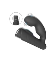 Gladiator Şarjlı Çıkarılabilir Bullet Motorlu 2 in 1 Perine ve Uyarıcı Vibratör