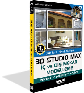 3D STUDIO MAX İLE İÇ VE DIŞ MEKAN MODELLEME (Siyah - Beyaz)