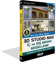 3D STUDIO MAX İLE İÇ VE DIŞ MEKAN MODELLEME (Siyah - Beyaz)