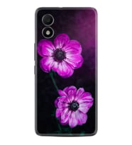 TCL 303 Kılıf Resimli Desenli Silikon Platinium Series Çiçekler 1869