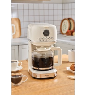 Multibrew Retro Filtre Kahve Makinesi Cream (Krem)