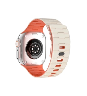 Watch 49Mm Wowen Kordon - Beyaz-Turuncu