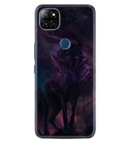 Casper E30 F20 X20 Kılıf Desemli Silikon Black Purple Wolf 1791
