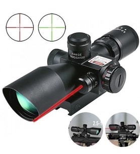 Süper Zoomlu – Lazerli – Profesyonel Av Tüfeği Dürbünü 2.5-10X40/E
