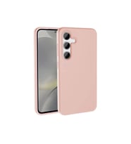 Samsung Galaxy S24 Plus Uyumlu Kılıf M-safe Şarj Özellikli Sıvı Teknolojili Silinebilir Sert Zore Kivi Kapak (Pembe)