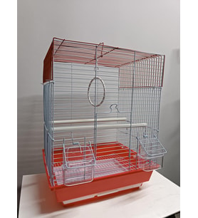 NetX Kırmızı Kuş Kafes Dikdörtgen 34,5X28X45,5 1202A