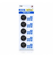 CR2450 Süper Lityum 3V 5’li Kart Düğme Pil