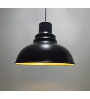 MYLİGHTS RETRO RUSTİK SİYAH  İÇİ ALTIN METAL SARKIT AVİZE