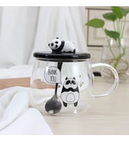 Livava Tembel Panda Cam Kupa, 9x8,5
