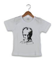 Atatürk  Baskılı Çocuk Tişört BGL-ST04548 (Beyaz)