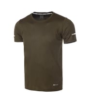 Erkek Nem Emici Hızlı Kuruma Atletik Teknik Performans Spor T-shirt Drıfıt-kısakol (Haki)