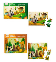 Ormanda ve Çiftlikte 2li Puzzle Set