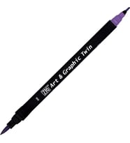 ZIG TUT-80 006 ART & GRAPHIC TWIN MARKER ÇİFT UCLU KALEMİ VİOLET