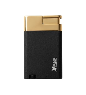 Black Martin Tek Torch Pürmüz Siyah Gold Metal Puro Çakmağı - TR9569