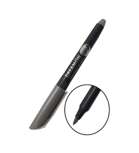 Grafik Kalemi ve Davetiye Kalemi Metalik Gümüş Gri Lineplus Dreamon 1 Adet 0.5-2.0 mm Metallic Brush