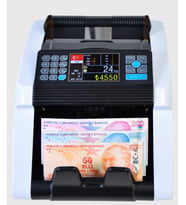 Kaan Mix TL ve Euro Karışık, Dolar, Gbp Adet Sayım Sahte Kontrollü Ofis Tipi Para Sayma Makinesi (Sesli Konuşma)
