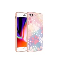 Apple iPhone 7 Plus Uyumlu Kılıf Kamera Korumalı Desenli Sert Silikon Zore Epoksi Kapak (Model 4)