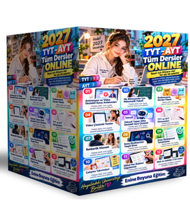 2027 TYT–AYT TÜM DERSLER ONLINE EĞİTİM SETİ