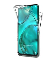 Huawei P40 Lite 360 Kılıf Şeffaf Ön Arka Silikon 