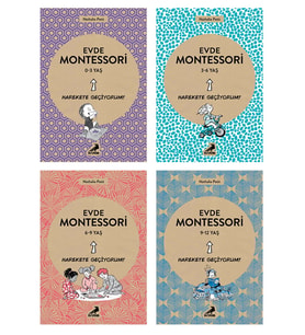 Erdem Yayınları Evde Montessori Seti 4 Kitap 0 - 12 Yaş
