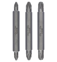 Çift Taraflı Vidalama Ucu PZ1/2/3, 60 mm, 3’lü Set