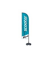 Scooter Yönlendirme Tanıtım ve Reklam Yelken  Bayragı