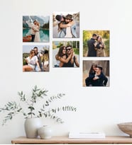 Kişiye Özel 6 Fotoğraflı Kare Mdf Tablo