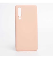 Huawei P30 Kılıf İçi Kadife Özel Tasarım Esnek Yumuşak Pürüzsüz (Pembe)