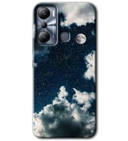 İnfinix Hot 20i Kılıf HD Desen Baskılı Kılıf - Gece Gökyüzü