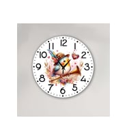 bilge Tasarım Çocuk odası Duvar Saati 30 x 30 CM (Karışık)