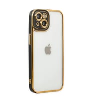 Northcity Apple İphone 14 Plus Kılıf Liva Lens Silikon - Siyah