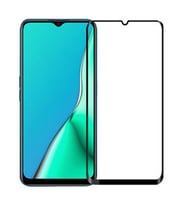 Oppo A74 Uyumlu Ön Koruma Seramik Nano Ekran Koruyucu (Siyah)