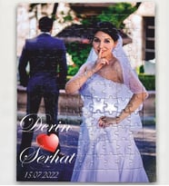 Kişiye Özel Fotoğraf ve İsim Baskılı 99 Parçalı A4 Boyut Puzzle Yapboz